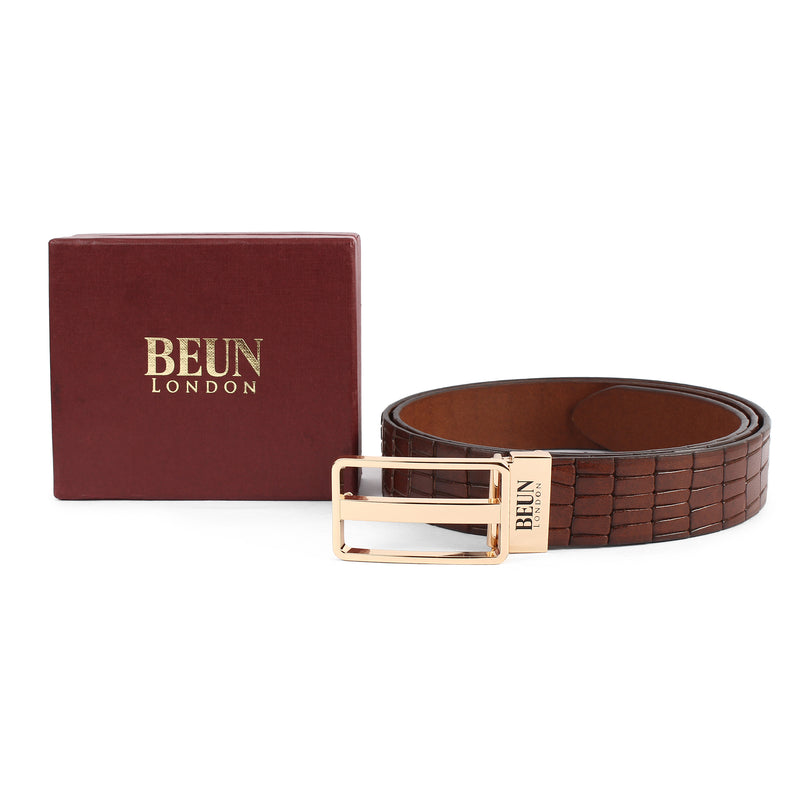 BEUN LONDON CUT TO SIZE GENUINE LEATHER BELT