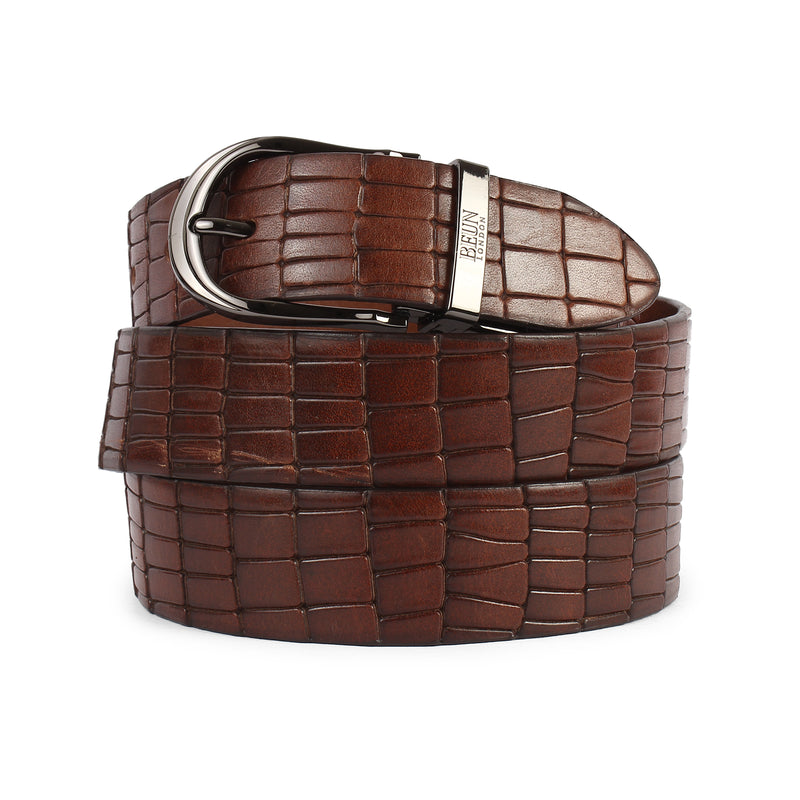 BEUN LONDON CUT TO SIZE GENUINE LEATHER BELT