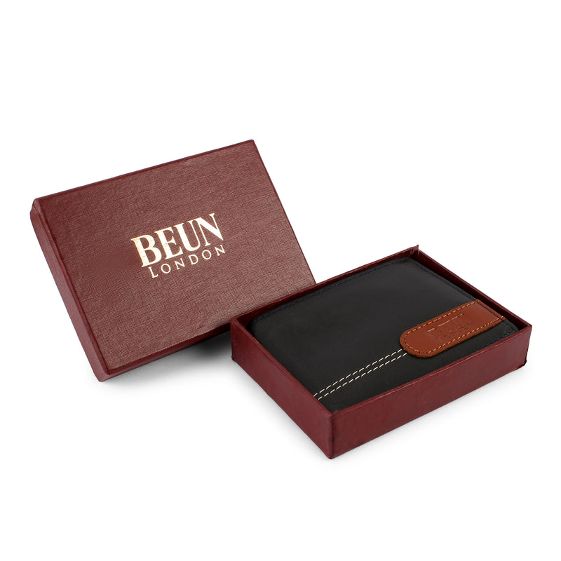 SOLID WALLET - BLUE  COLOUR WITH 6CC , VIEW POCKET AND COIN POCKET