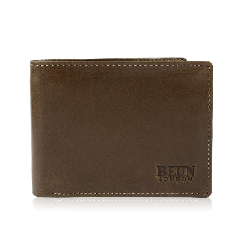 SOLID WALLET - OLIVE  COLOUR WITH 6CC , VIEW POCKET AND COIN POCKET