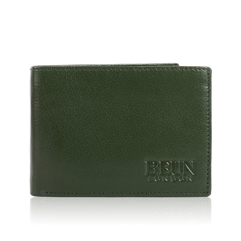 Solid Wallet- Olive Colour with 6cc , View pocket and coin pocket
